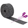 vidaXL Gummiwalze Schwarz 500 x 10 x 0,3 cm Gummi