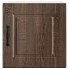 vidaXL K&uuml;chenschrank mit T&uuml;r 2 pcs Braun Eichen-Optik 40 x 31 x 40 cm