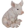 Esschert Design Schwein mit Ferkeln 19,4&times;22,3&times;24,3 cm