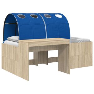 vidaXL Hochbett mit Schreibtisch f&uuml;r Kinder 3 Stk. Holzwerkstoff