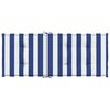 vidaXL Hochlehner-Auflagen 4 Stk. Blau & Wei&szlig; Gestreift Stoff