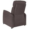vidaXL Relaxsessel Dunkelbraun Stoff