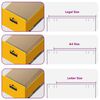 vidaXL Aktenschrank mit Schubladen 2 pcs Senfgelb 44 x 50 x 106,5 cm