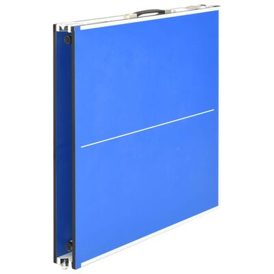 vidaXL Tischtennisplatte mit Netz 5 Fuß 152×76×66 cm Blau