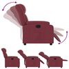 vidaXL Relaxsessel Weinrot Stoff