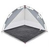 vidaXL Strandzelt Grau Quick Release Wasserdicht
