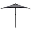 vidaXL Garten-Sonnenschirm Anthrazit 294 x 150 x 223 cm