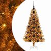 vidaXL Weihnachtsbaum Gold 120 cm PET