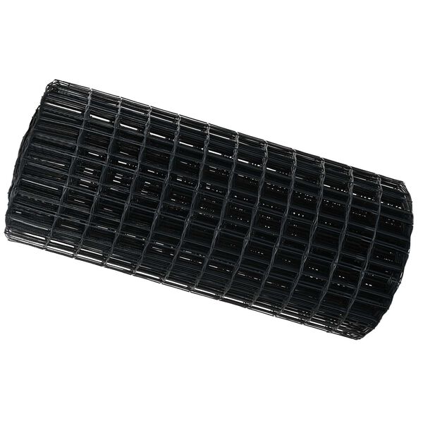 vidaXL Eurozaun Grau 0,4 x 50 m PVC-beschichtetes Eisen