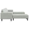 vidaXL Wohnzimmer Couch 3 pcs Hellgrau