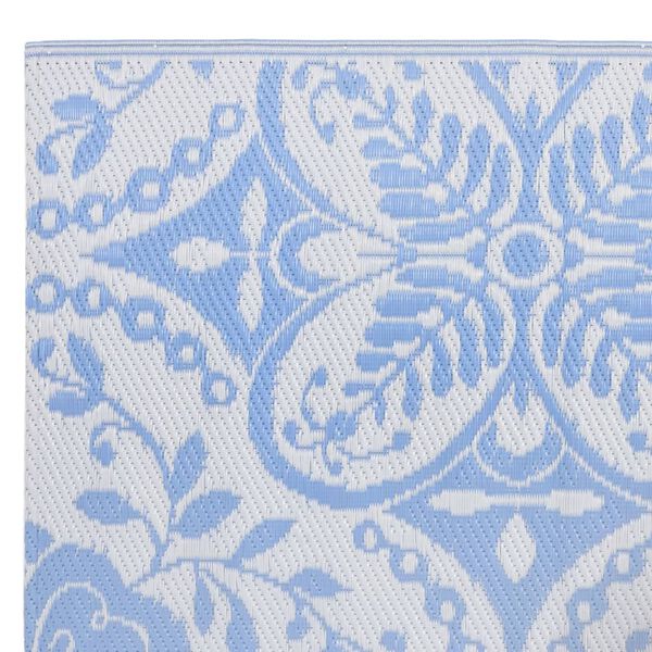 vidaXL Outdoor-Teppich ARAKIL Babyblau 140x200 cm PP