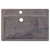 vidaXL Waschbecken Grau 58x39x10 cm Marmor