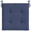 vidaXL Palettenkissen 2 Stk. Marineblau 40x40x4 cm Oxford-Gewebe