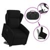 vidaXL Relaxsessel mit Aufstehhilfe Schwarz Stoff
