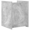 vidaXL Magazinregal mit Regal Beton Grau 35 x 35 x 45 cm Holzwerkstoff