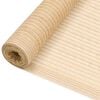 vidaXL Zaunblende Beige 2x50 m HDPE 75 g/m&sup2;