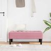 vidaXL Bank mit Kissen Rosa 113 x 57 x 39 cm Samt