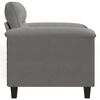 vidaXL Sessel Dunkelgrau 60 cm Mikrofasergewebe