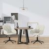 vidaXL Esszimmerst&uuml;hle 2 Stk. Drehbar Creme Samt