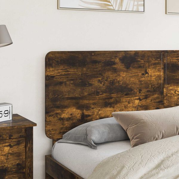 vidaXL Kopfteil Ger&auml;ucherte Eiche 200 cm Holzwerkstoff