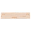 vidaXL Regalboden 100x20x2,5 cm Unbehandeltes Massivholz Eiche