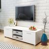 vidaXL TV-Schrank Hochglanz-Wei&szlig; 120x40,5x35 cm