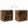 vidaXL H&auml;ngeschrank Ger&auml;ucherte Eiche 40 x 29,5 x 40 cm Holzwerkstoff