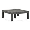 vidaXL Gartentisch Anthrazit 78&times;78&times;31 cm Kunststoff