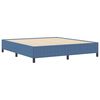 vidaXL Bettgestell Blau 180 x 200 cm Cordstoff