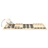 vidaXL Lattenrost mit 38 Latten Verstellbares Kopfteil 80x200 cm