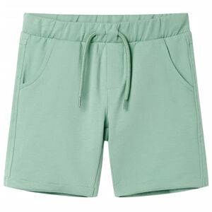 vidaXL Kindershorts mit Kordelzug Helles Khaki 140