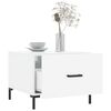 vidaXL Couchtisch Hochglanz-Wei&szlig; 50x50x40 cm Holzwerkstoff