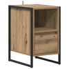 vidaXL Nachttisch 2 pcs Kunsthandwerk Eiche 39,5 x 30 x 50 cm
