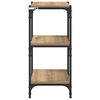 vidaXL B&uuml;cherregal Artisan-Eiche 40 x 33 x 70,5 cm Holzwerkstoff