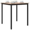 vidaXL Esstisch Natur 70 x 70 x 75 cm Massives Kiefernholz