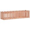 vidaXL Hochbeet Lattenzaun-Design 200x50x50 cm Massivholz Douglasie