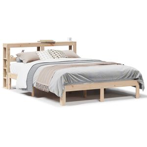 vidaXL Bettgestell mit Kopfteil ohne Matratze 120x190 cm