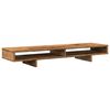 vidaXL Monitorst&auml;nder Altholz-Optik 100x27x15 cm Holzwerkstoff