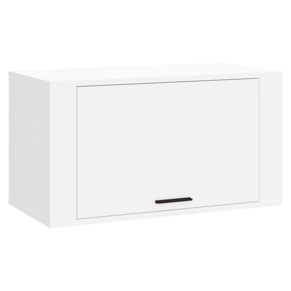 vidaXL Wand-Schuhschrank Wei&szlig; 70x35x38 cm Holzwerkstoff