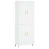 vidaXL Highboard Wei&szlig; 69,5x34x180 cm Holzwerkstoff