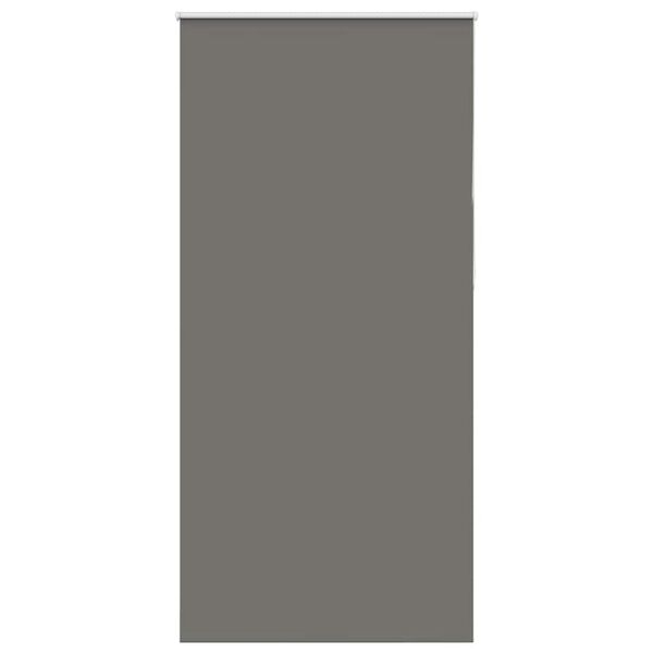 vidaXL Verdunkelungsrollo Grau 100x230 cm Stoffbreite 95,7cm Polyester