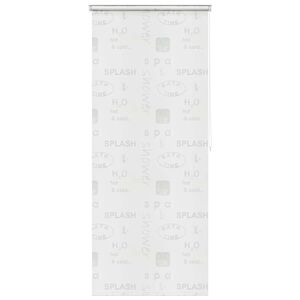 vidaXL Duschrollo 80x240 cm Splash-Design