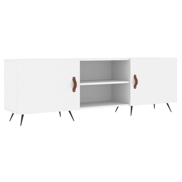 vidaXL TV-Schrank Weiß 150x30x50 cm Holzwerkstoff