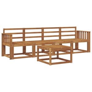vidaXL Outdoor-Sofagarnitur 5 pcs Natur