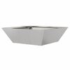 vidaXL Garten-Pflanzgef&auml;&szlig; 5 pcs Silber 50 x 50 x 15 cm Edelstahl
