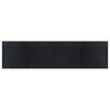 vidaXL Teppich Rechteckig Schwarz 100x400 cm Bambus