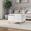 vidaXL Couchtisch Wei&szlig; 55x55x36,5 cm Holzwerkstoff