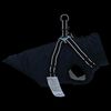 vidaXL Hundemantel mit Geschirr Marineblau S Fleece und Polyester