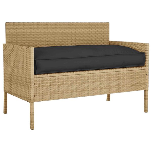 vidaXL Kissen Schwarz 120 x 60 x 12 cm Oxford-Stoff