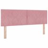 vidaXL Kopfteil Rosa 160 cm Samt